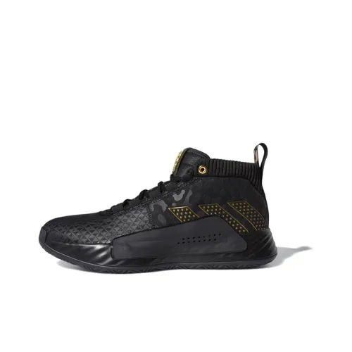 Adidas Dame 5 Marvel Gca Амортизация Противоскользящий Легкий MID Баскетбольные кроссовки для игры Мужской Черный