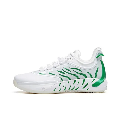 ANTA Gordon Hayward GH1 Slip-Resistant Shock Absorbers Low Top Баскетбольные кроссовки Мужской Белый Зеленый