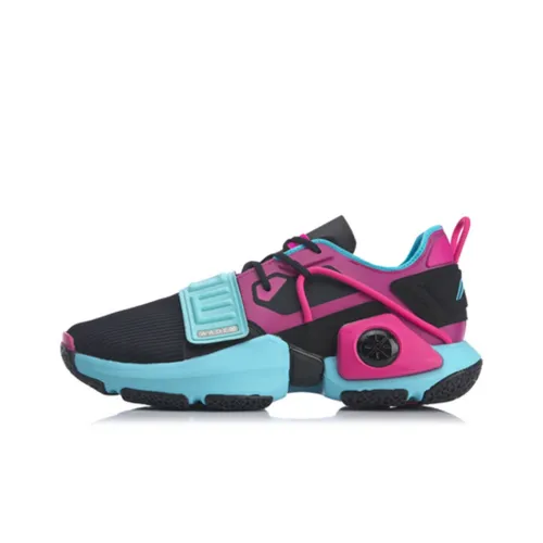 LiNing WOWTR Противоскользящие Устойчивые к износу Низкие Баскетбольные Кроссовки Мужские Черные