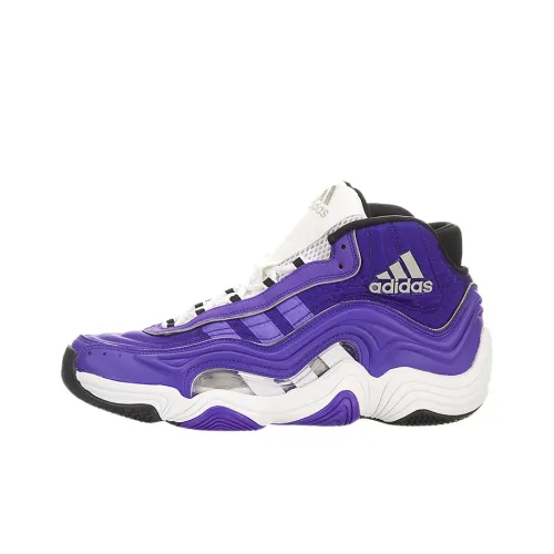 Adidas Crazy 2 KB II Устойчивый к истиранию MID Баскетбольные кроссовки Мужской Фиолетовый