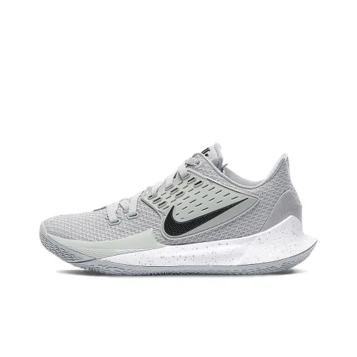 Nike Kyrie Low 2 TB Ирвинг Шок Абсорберы Нижняя Юбка Устойчивая к Износу Низкий Топ Баскетбольные Кроссовки Унисекс Серый