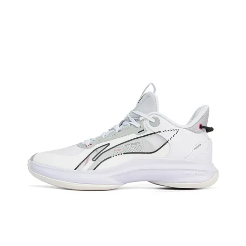 LINING MID Баскетбольные кроссовки Топ Мужской Белый