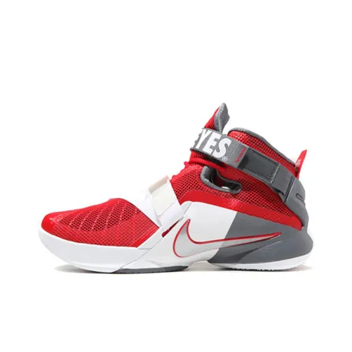 Nike Zoom Soldier 9 Амортизация Противоскользящий Устойчивый к истиранию Дышащий MID Баскетбольные кроссовки Мужские