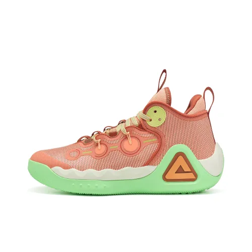 PEAK Звезда Shift Резистентная к истиранию и порезам дышащая низкая баскетбольная обувь для мужчин персиковая кожа