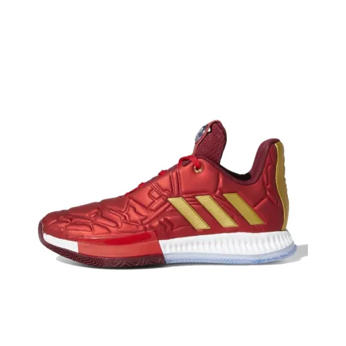 MARVEL x Adidas Harden Vol.3 Low Топ Баскетбольные кроссовки Женские Красный