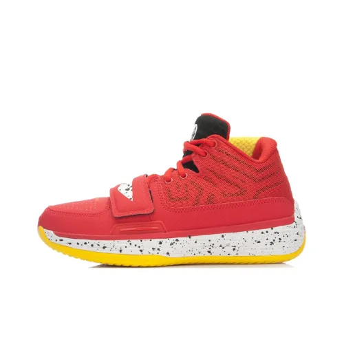 Вставка Wade Fission 2,5 High Top Баскетбольные Кроссовки Унисекс Красный Желтый