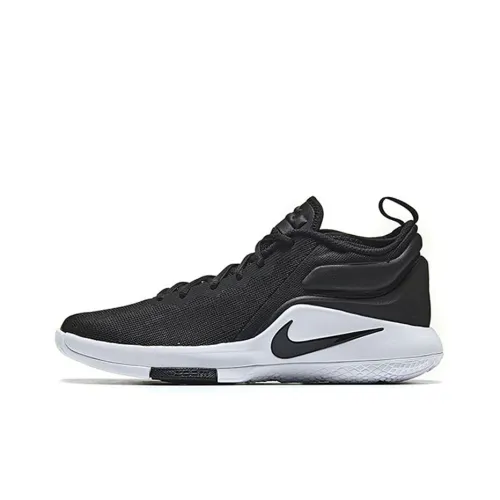 Nike Witness 2 LeBron EP Anti-slip Lightweight Low-top Баскетбольные кроссовки для игры Мужской Черный Белый