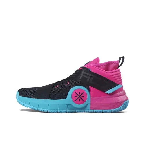 LINING All City 7 Way of Wade South Beach Non Slip Lightweight MID Баскетбольные кроссовки Мужские Черный Розовый Синий