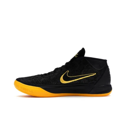 Nike Kobe AD EP MID Топ Баскетбольные кроссовки Мужской Черный Золотой