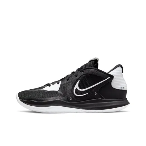 Nike Kyrie Low 5 Амортизаторы Shock Absorbers Противоскользящие Устойчивые к истиранию Низкий Топ Баскетбольные кроссовки Мужской Черный Белый