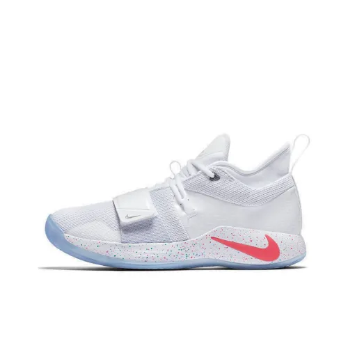 PLAYSTATION x Nike PG 2,5 Slip-resistant Abrasion-resistant Lightweight Low-Top Basketball Shoes Men's White ПЛЕЙСТЕЙШН x Nike PG 2,5 Противоскользящий Устойчивый к истиранию Легкий Низкий Топ Баскетбольные Кроссовки Мужские Белые