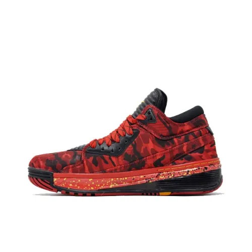 LINING WOW 2 Way Of Wade 2 Lei Feng Screwdriver MID Топ Баскетбольные кроссовки Мужской Красный Черный Желтый