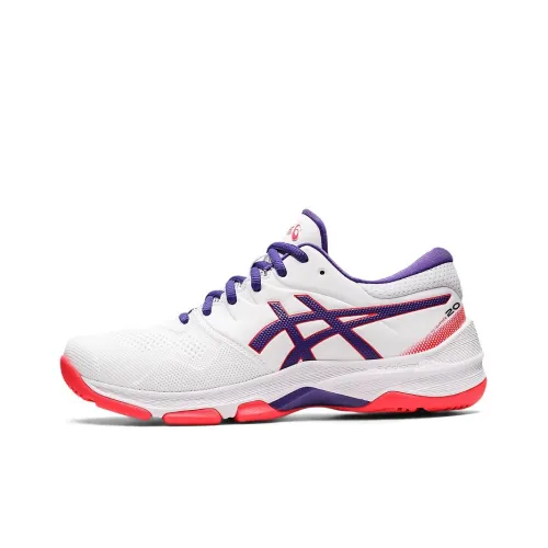 Asics Gel Netburner 20 Low Топ Баскетбольные кроссовки для игры Женские Белые Фиолетовые