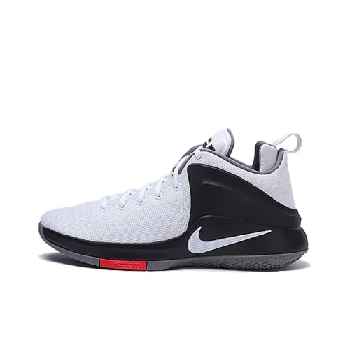 Nike Zoom Witness EP Нескользящий Легкий Низкий Топ Баскетбольные Кроссовки Мужские Белый Черный Красный Азиатская Версия