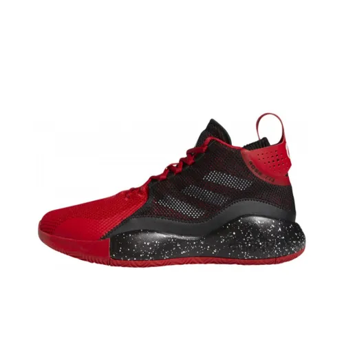 Adidas D Rose 773 Амортизаторы Slip-resistant Abrasion-resistant MID Топ Баскетбольные кроссовки Мужские Красный Черный 2020