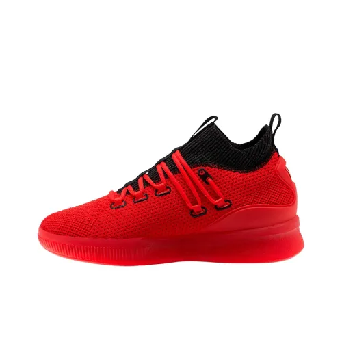 PUMA Clyde Court Амортизация Противоскользящий Легкий Верх MID Баскетбольные Кроссовки Мужские Красные