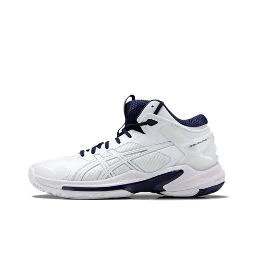 Asics Гель Burst 24 MID Топ Баскетбольные кроссовки для игры Мужской Белый Синий