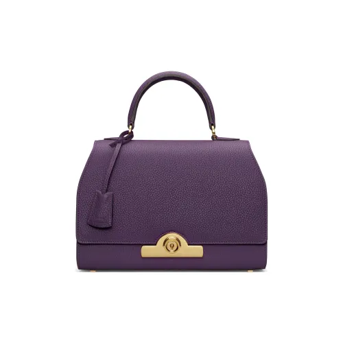 Moynat Taurillon Gex Коровья кожа Сумка через плечо Сумка Маленькая Женская Фиолетовая