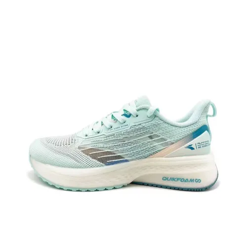 361° Flying Wing Slip-resistant и дышащие низкие беговые кроссовки для женщин с керамической эмалью зеленые