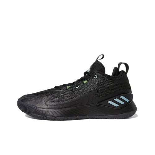 Adidas D rose Son OF ChiD Розовый Son OF чи Устойчивый к истиранию MID Топ Баскетбольные кроссовки Мужской Черный