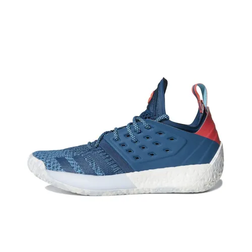Adidas Harden Vol.2 Синий Night Shock Absorbers Противоскользящий Низкий Топ Баскетбольные кроссовки Мужской Синий