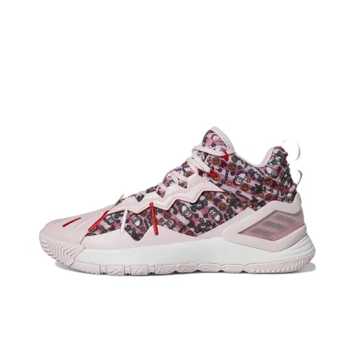 Adidas D rose Son OF ChiD Розовый Son OF чи Противоскользящий Износостойкий MID Топ Баскетбольные кроссовки Мужской Розовый