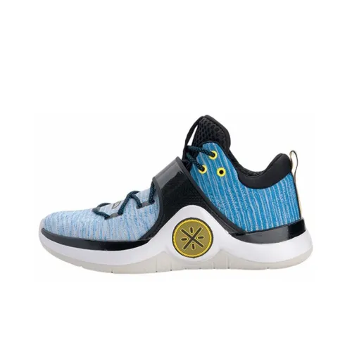 Подкладка Way Of Wade 6 Horizon Anti-Slip Легкий Низкий Топ Баскетбольные Кроссовки Мужские Белый Синий