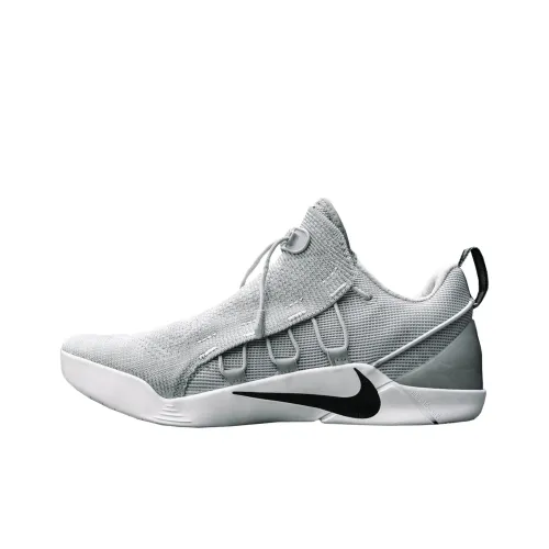 Nike Kobe AD nxt Волк GREY Shock Absorbers Противоскользящий Низкий Топ Баскетбольные кроссовки для игры Мужской Серый