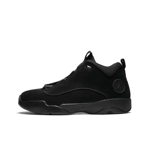 Jordan Jumpman Pro QUICK Шокабойеры Противоскользящие Устойчивые к истиранию MID Баскетбольные кроссовки Мужские Чисто черный