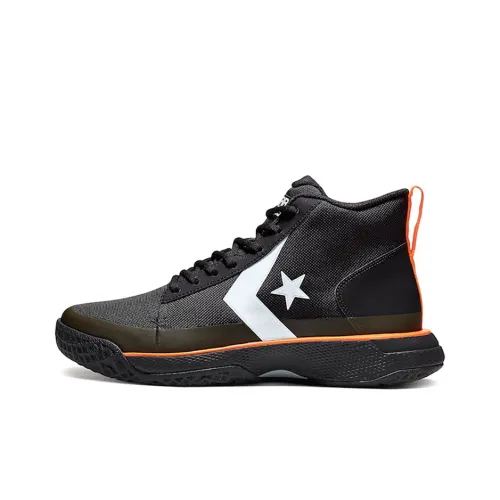 Converse Star Series BB MID Топ Баскетбольные кроссовки Унисекс Черный