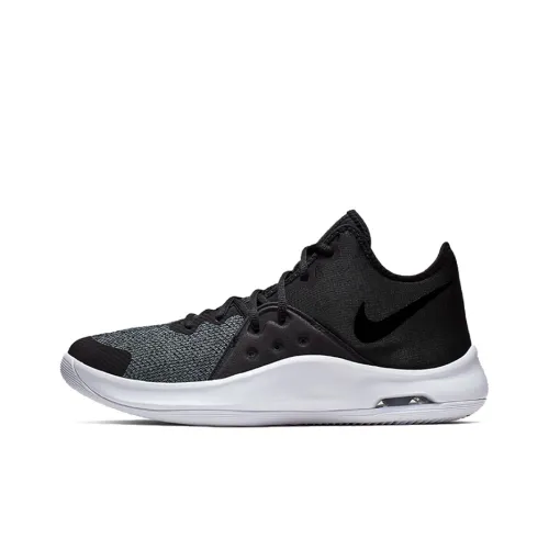 Nike Air Versitile 3 Амортизация Противоскользящие Устойчивые к истиранию MID Топ Баскетбольные кроссовки для игры