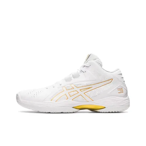 Asics Gel HOOP V13 Arthur MID Топ Баскетбольные кроссовки для игры Унисекс Белый Золото