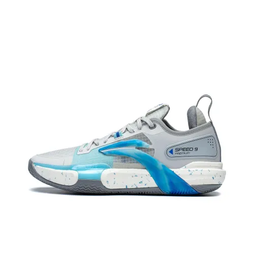 Подкладка Speed 9 Premium PRM противоскользящая устойчивая к истиранию низкий топ баскетбольные кроссовки мужской серый синий