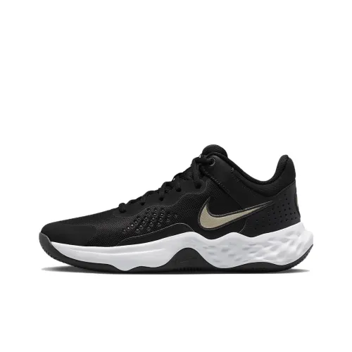 Nike Fly By Mid 3 Амортизаторы Shock Absorbers Противоскользящие Устойчивые к истиранию MID Топ Баскетбольные кроссовки для игры Мужской Черный