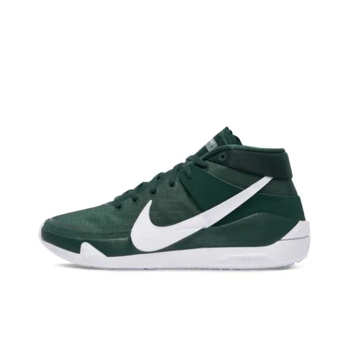 Nike KD 13 TB Promo Цвет KD MID Топ Воздух Zoom Баскетбольные кроссовки для игры Унисекс Зеленый Международная версия