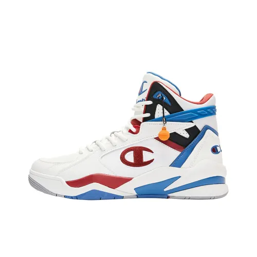 Champion Champ '95 Rice High Top Баскетбольные кроссовки Мужские Белый Синий