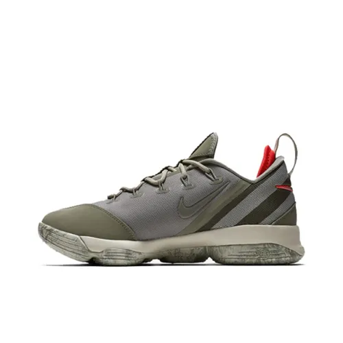 Nike Lebron 14 Low 'Dark Stucco' Lebron 14 Non Low Top Легкий Баскетбольные кроссовки для игры Мужской Темно-серый