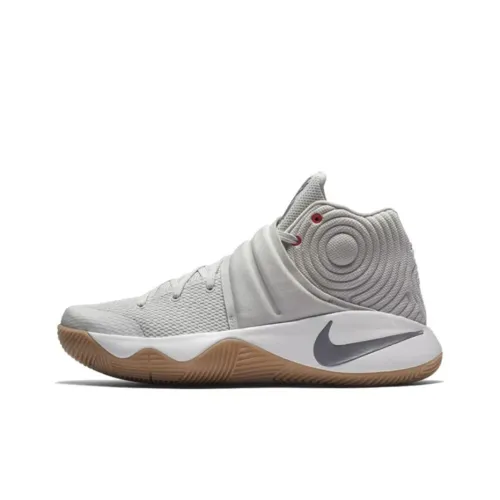 Nike Kyrie 2 Нескользящий Легкий MID Баскетбольные кроссовки Мужской Серебряный