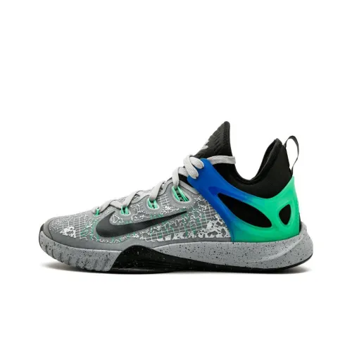 Nike HyperRev All Star 2015 Non Slip Легкий Низкий Топ Баскетбольные Кроссовки Мужские Серый Зеленый