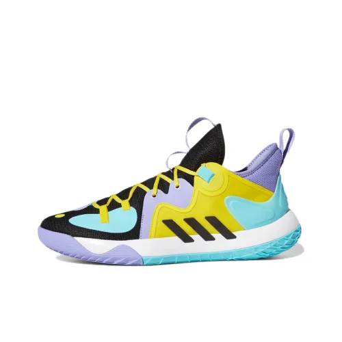 Adidas Harden Stepback 2 Low Топ Bounce Баскетбольные кроссовки для игры Мужской Черный Фиолетовый