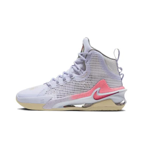 Nike Air Zoom GT Jump EP MID Топ Баскетбольные кроссовки Унисекс Фуксия