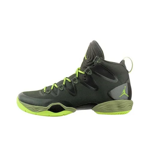 Jordan Air Джордан 28 Амортизация Противоскользящий Устойчивый к истиранию Покрытие Поддержка Легкий Высокий Топ