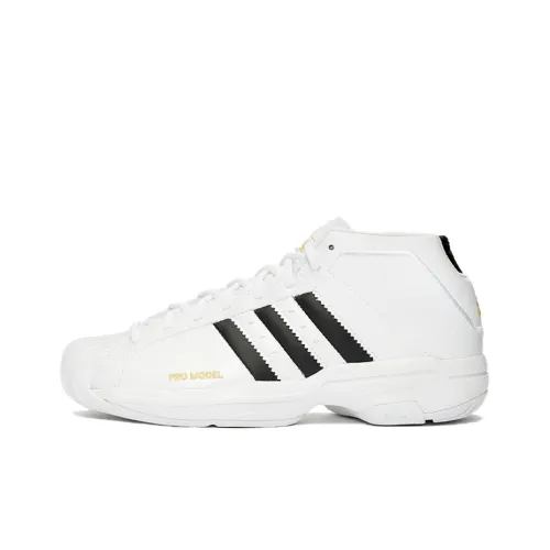 Adidas PRO Model 2G Амортизаторы Устойчивые к истиранию Бейсболка Мужская Белый Черный