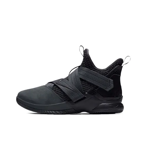 Nike Zoom Soldier 12 Soldier SFG EP MID Топ Баскетбольные кроссовки Мужской Черный