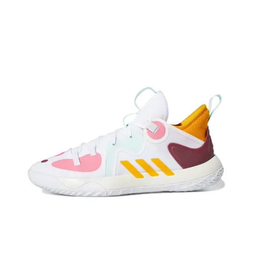 Adidas Harden Stepback 2 Low Топ Баскетбольные кроссовки Мужской Белый Желтый Синий Розовый Коричневый