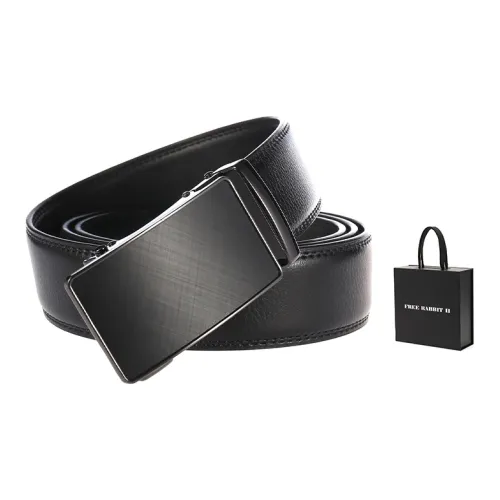 FREE RABBITⅡ Минималистский стиль Повседневный Ремень для Молодых и Средний Возрастных Профессионалов Ширина 3,5 см Мужской
