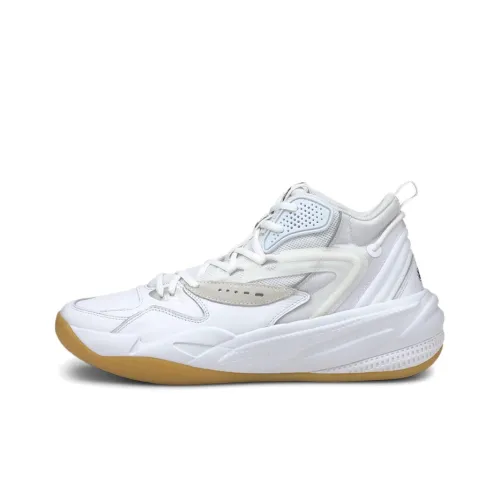 J.Cole X PUMA RS Dreamer 2 Амортизация Противоскользящие Баланс MID Топ Баскетбольные кроссовки Унисекс Белый