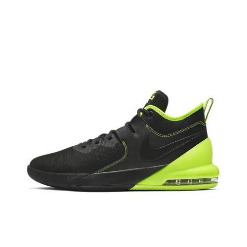 Nike Air Max Impact Low Топ Баскетбольные кроссовки Мужской Черный Зеленый