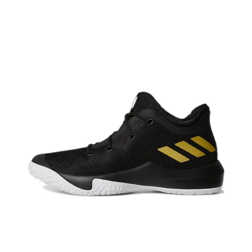 Adidas D Rose Menace 3 Устойчивые к истиранию низкие баскетбольные кроссовки для игры Мужские Черный Золото