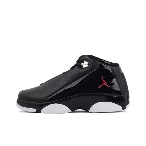 Джордан Team Flow Team Flow Амортизаторы Slip-resistant и устойчивые к истиранию MID Баскетбольные кроссовки Мужской Черный Белый